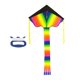 thumbnail image 2 of Cometa Grande De Arcoíris Para Niños Y Adultos, Fácil De Volar Con Asa, Gancho Y Línea B, 2 of 5