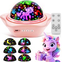 One Fire - Proyector De Luz Nocturna, Juguetes De Unicornio Y Sirena Para Niñas De 4 A 6 Años