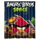 thumbnail image 1 of Cortina de ducha con diseño de Angry Birds Space, con ganchos, tamaño 66 x 72 pulgadas, 1 of 3