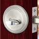 thumbnail image 2 of Lote de 2 serrures de porte en acier inoxydable à pêne durmiente monocylindre con 3 clés Ouverture simple pour portes intérieures et extérieures, serrure de chambre à Coucher, en chrome satiné, 2 of 5
