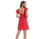 thumbnail image 3 of Vestido Corto Mujer Tipo Lino Semi Formal Excelente Calidad 274, 3 of 3