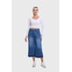 thumbnail image 4 of Jeans Mujer Culotte Degrade Azul, 4 of 4