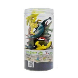 Set Figuras De Animales Prehistóricos 12 Piezas Recur