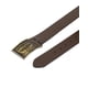 thumbnail image 4 of Cinturón Levi's para Hombre Everyday Jean Marrón con Hebilla de Placa, 4 of 5