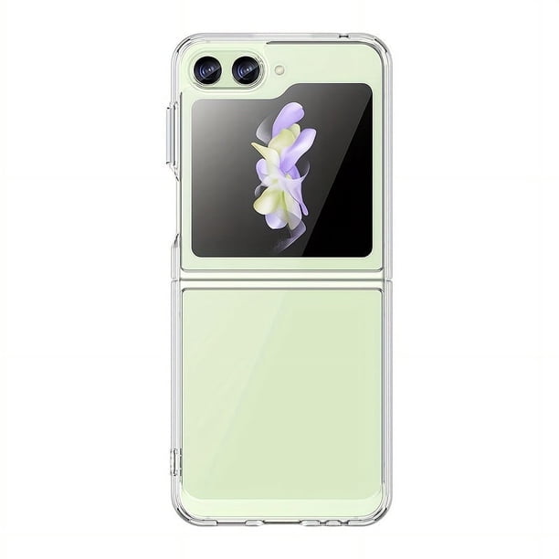 Clear Hard Transparent Acrylic Case For Samsung Galaxy Z Flip 5 Mobile Phone Cover Case