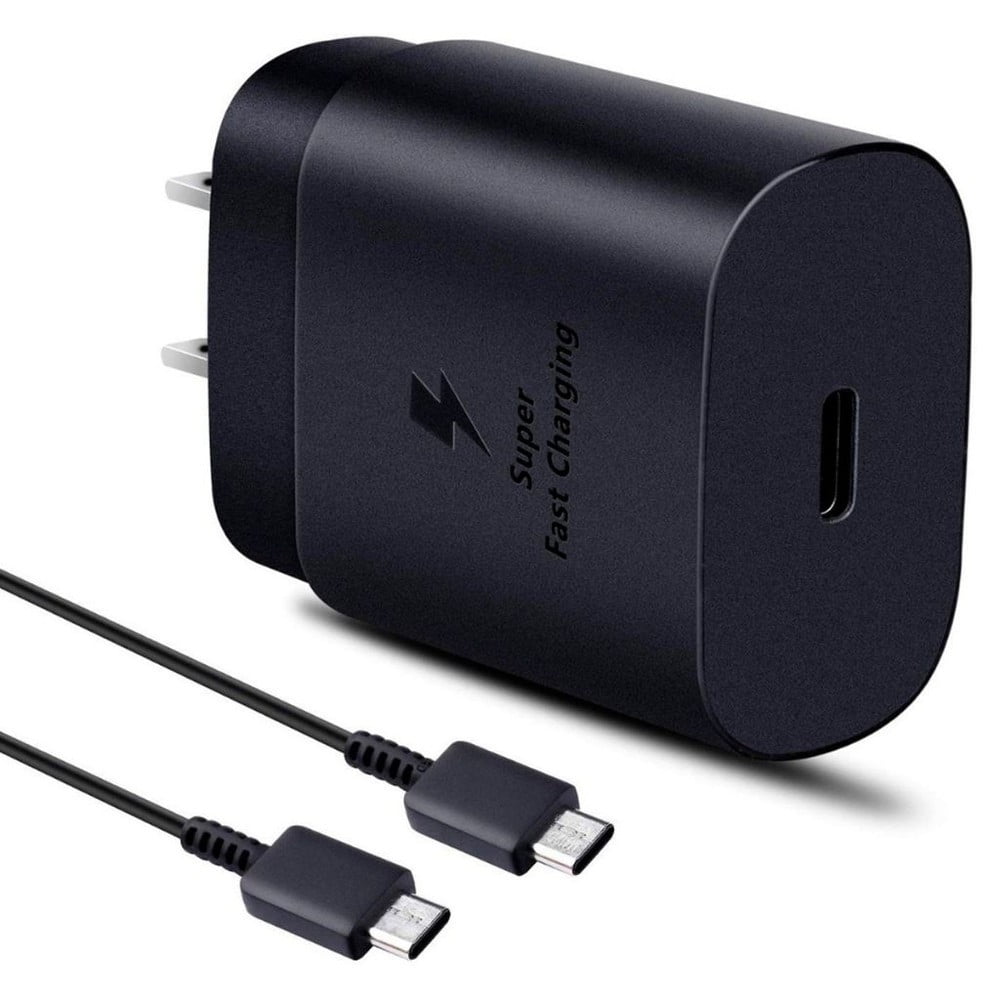 Oem - Pack Cargador Y Cable Tipo C A C Cargador 25w Samsung Negro