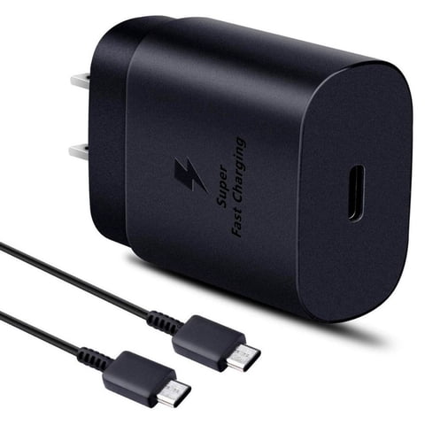 Oem - Pack Cargador Y Cable Tipo C A C Cargador 25W Samsung Negro
