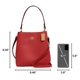 thumbnail image 3 of Bolso Coach Small Town Bucket Rojo Oxblood de Cuero, 3 of 9