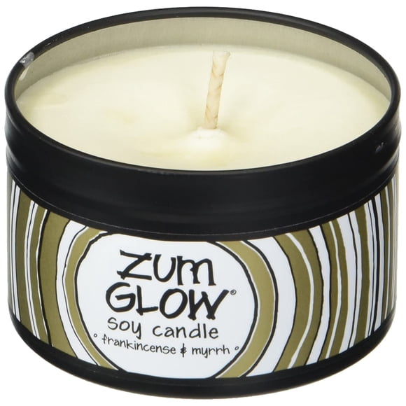 Vela de soya Indigo Wild Zum Glow Incienso y Mirra