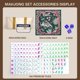 thumbnail image 2 of Juego de Mahjong MAJONIX de acrílico, 160 fichas, bolsa portátil, 2 of 7