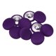thumbnail image 1 of Uxcell 10 piezas 32L Botón cubierto de tela de 20 mm Botones de costura de metal redondos para trajes, vestidos, blusas, púrpura, 1 of 6