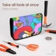 thumbnail image 3 of Tuca y Bertie Bolsa de Almacenamiento Plegable Portátil con Compartimentos, Organizador de Herramientas Multi-Bolsillo, Uso Dual Viaje y Hogar 26.5*17.8cm, 3 of 5