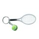 thumbnail image 4 of Raqueta De Tenis Bola Encantadora Aleación Colgante Llavero Adorno Colgante Plata, 4 of 4