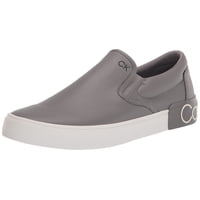 Zapatilla Calvin Klein Ryor Para Hombre En Piel Gris Talla 7