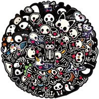 Estoykuku - Set Stickers Calcomonias Animalitos Corazon Skull Black Love