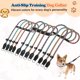 thumbnail image 5 of Collar Deslizante para Perros, Cuerda de Nylon Reflectante Sin Tirones con Tope Ajustable, (L-26 Pulgadas, Gris/Negro), Destinado para Entrenamiento, 5 of 7