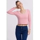 thumbnail image 1 of Polera Mujer Canalé Fucsia, 1 of 4