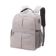 thumbnail image 4 of Bolsa De Pañales Para Bebé Con Bolsillos Laterales, Impermeable, Con Separación De Ropa Seca Y Húmeda, Color Gris, 4 of 5