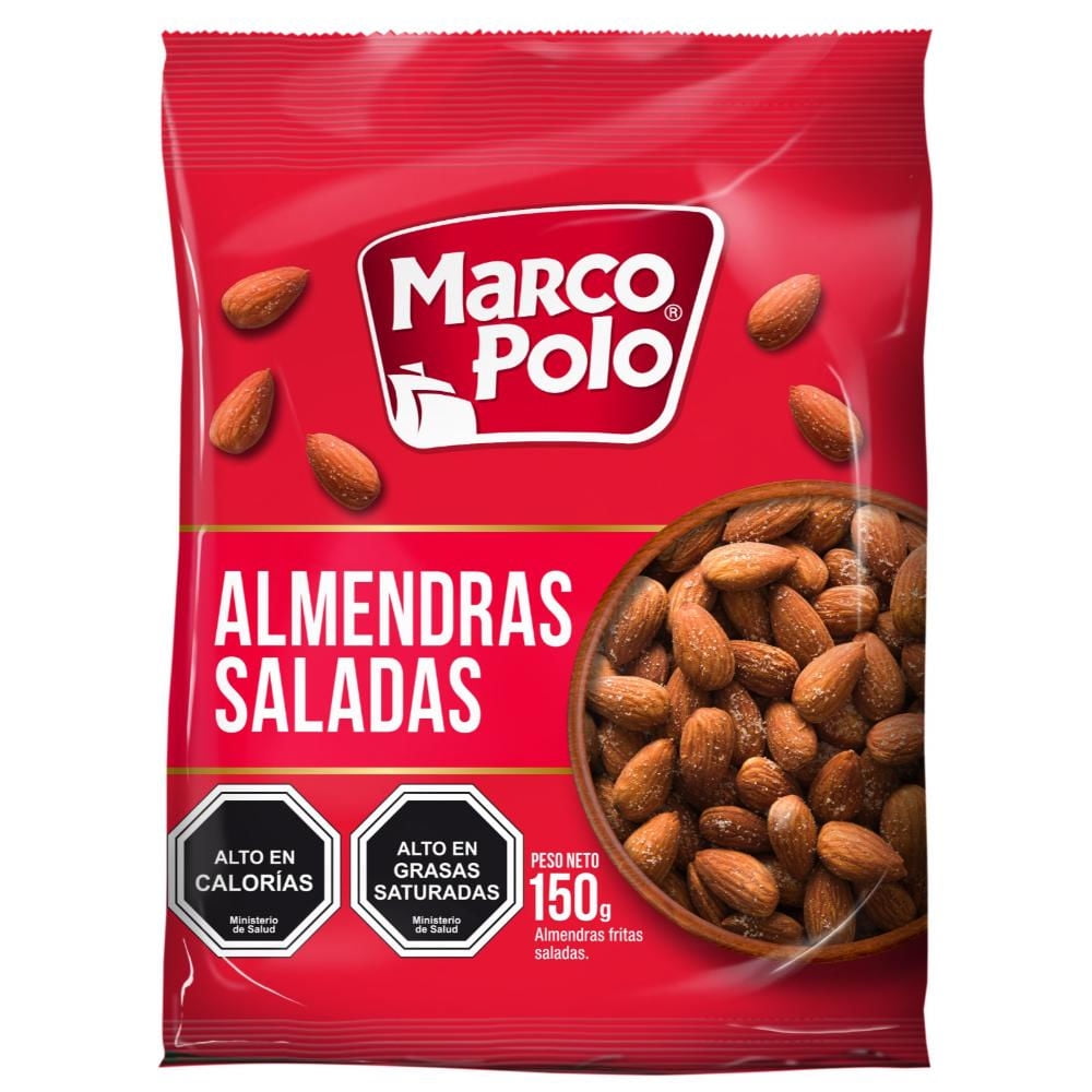 Almendras Saladas 150 g Marco Polo