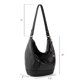 thumbnail image 3 of Bolso Hobo The Sak Sequoia Leather negro para mujer, 3 of 8