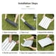 thumbnail image 4 of Experience Ultimate Convenience with Our Foldable Aluminum Alloy Camping Table - Perfect for Outdoor Picnics, Barbecues, and Camping!, 4 of 4