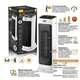 thumbnail image 2 of Calefactor Cerámico De Torre De 2000w Termostato Ajustable, 2 of 4