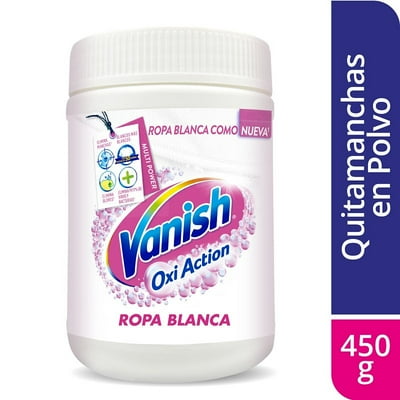 Quitamanchas Polvo Ropa Blanca Frasco 450 G Vanish