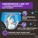 thumbnail image 3 of Pull-Ups Boys NightTime Pants para Entrenamiento para Ir al Baño, Talla 3T-4T, 6 Unidades, 3 of 3