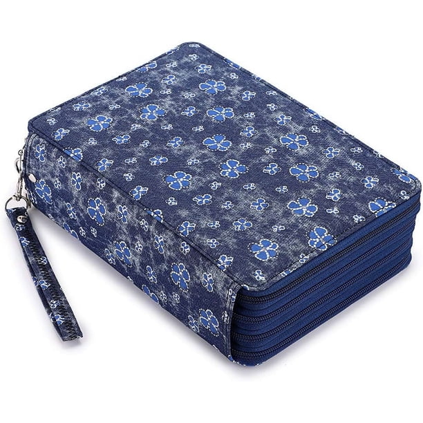 Estuche para lápices de colores con 200 ranuras para bolígrafos Estuche para lápices de gran capacidad Caja de almacenamiento para lápices con asa con práctico estuche para lápices de colores $ Estuch