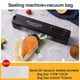 thumbnail image 1 of 100pcs Vacuum Sealer Machine Food Vacuum Sealer For Food Saver - Automatic Air Sealing System For Food Storage Dry And Moist Food Modes Compact Design With 20Pcs Seal Bags Starter Kit, 1 of 3