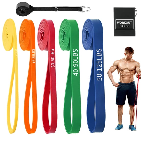 Set de bandas de resistencia YOVKOK para entrenamiento con ancla de puerta y bolsa