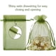 thumbnail image 3 of Bolsas de organza HRX paquete 10x15 cm verde oliva 100 unidades, 3 of 8