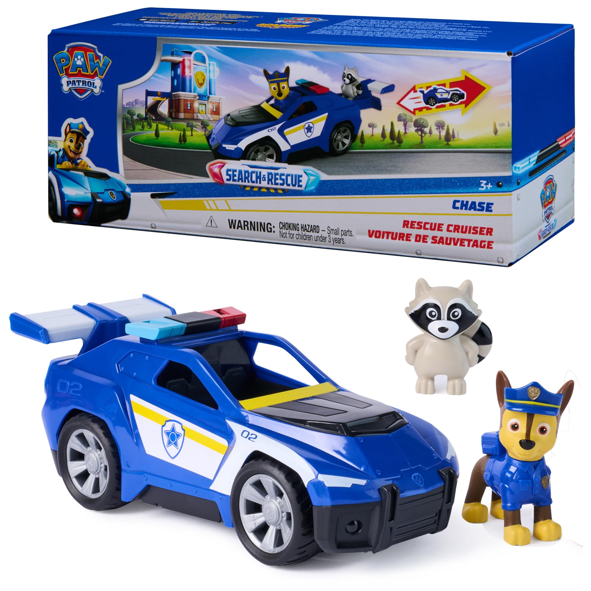Vehículo De Juguete Paw Patrol Search & Rescue Chase Con 2 Figuras