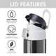 thumbnail image 5 of Botella de Agua Oggi 500 ml Acero Inoxidable Aislada, 5 of 7