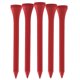 thumbnail image 1 of Tees de Golf TH Golf 70 mm Rojo – Pack de 1000 Ecológicos de Bambú, 1 of 2