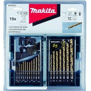 Set Brocas Metal Hss-Tin 19 Pzs Makita D-67527 Turquesa
