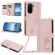 thumbnail image 1 of Funda Cartera Trébol para Xiaomi Poco M7 4G con Ranuras Tarjetas y Carga Inalámbrica Rosa, 1 of 6