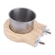 thumbnail image 5 of Soporte De Madera Para Pájaros, Plato De Alimentación Para Pájaros, Bandeja De Comida Para Periquitos, Accesorios Para Jaula, 9,2 Cm X 10cm, 5 of 5