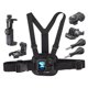 thumbnail image 1 of Soporte de pecho doble para Gopro Hero 13/12/11/10/9/8/7/6/5/4/3, AKASO, DJI osmo, 1 of 9
