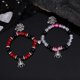 thumbnail image 4 of Pulseras de amistad de superhéroe araña, pulsera magnética de relación a distancia para parejas, cuentas de piedra de energía de corazón, amuleto de anime de metal, pulsera a juego de distancia de mej, 4 of 7