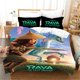 thumbnail image 1 of Raya and The Last Dragon Bedding Set Anime 3D Print Quilt Cover with Pillowcase Kawaii Bedroom Decor quilt cover Bed Sheets, 1 of 5