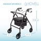 thumbnail image 4 of Burrito Ortopedico Andador Howell 4 Ruedas Freno y Asiento, 4 of 10
