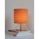 thumbnail image 3 of Lámpara de Mesa Velador SLVJE Diamond E27 Impresa en 3D 30 cm Beige / Terracota + Ampolleta, 3 of 3