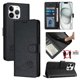 thumbnail image 5 of Funda tipo cartera FOXDOCK para iPhone 13 Pro MAX con soporte, ranuras, RFID, diseño de gato, 5 of 5