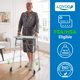thumbnail image 2 of Andador plegable Loyoda con bandeja, ruedas de 5 pulgadas, andadores ligeros para personas mayores y adultos, soporta hasta 350 libras, altura ajustable, andador estándar compacto, plateado, 2 of 6