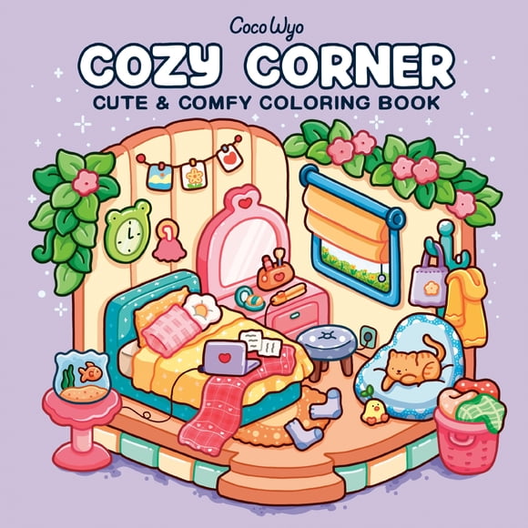 Libro para colorear Random House Cozy Corner Cozy Spaces para adultos y niños