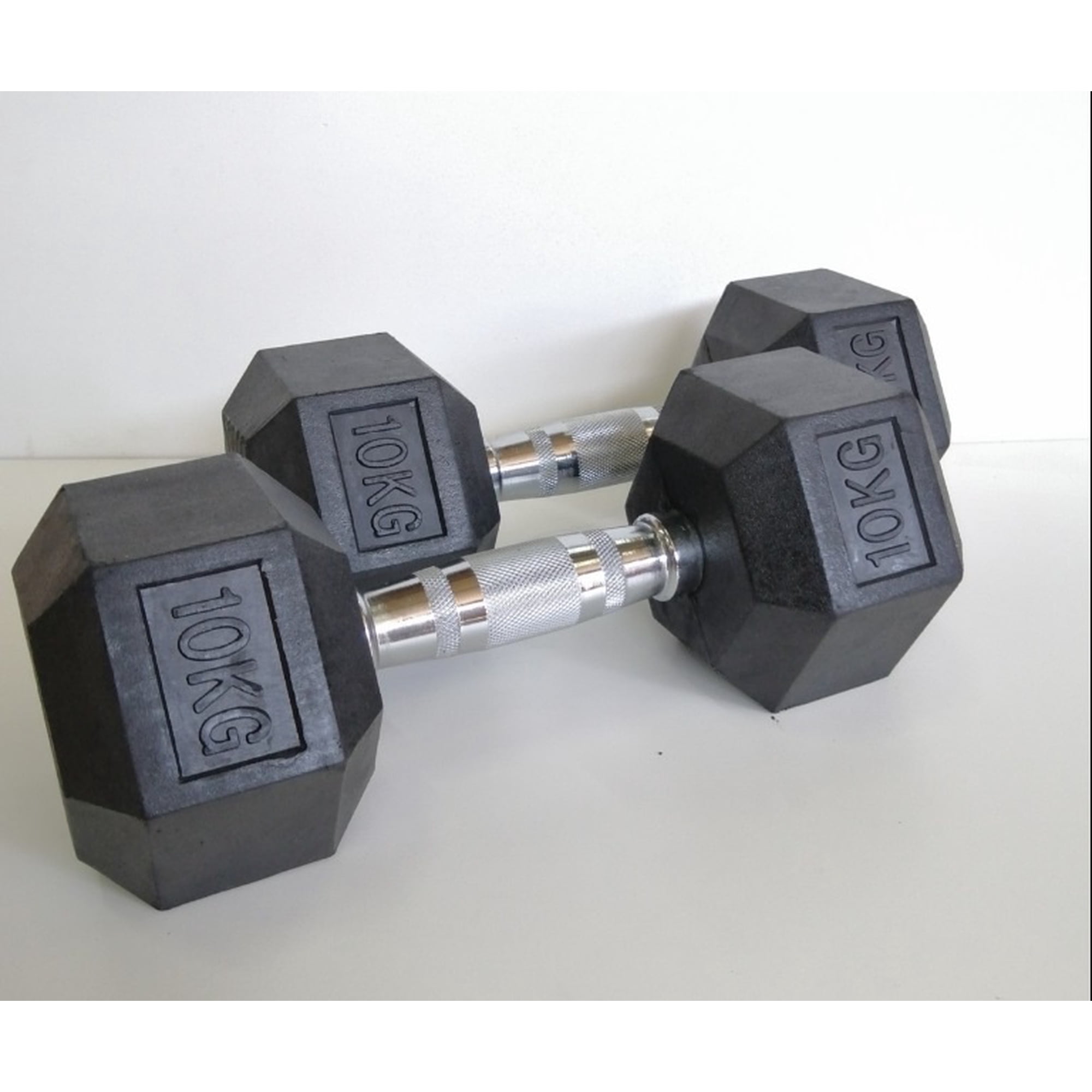 Covertec - Mancuerna Hexagonal 20 Kilos Par (10 Kilos Cada Una)