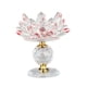 thumbnail image 1 of Candelero De Candelabro De Candelita De Loto De Vidrio Para Decoración De Fiesta En Casa Rojo, 1 of 3