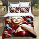 thumbnail image 1 of Marilyn Monroe printed Bedding Sets exquisite bed supplies set duvet cover comforter set bedding set luxury Birthday Gift, 1 of 5