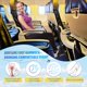 thumbnail image 5 of Hamaca para pie de avión NOONCRAZY con correa ajustable extendida, 5 of 7